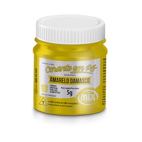Corante em Pó Amarelo 5g Mix