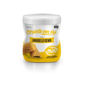 Corante em Pó Amarelo Gema 100g Mix