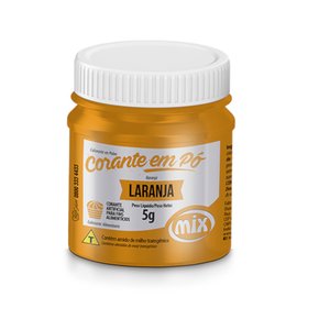 Corante em Pó Laranja 5g Mix