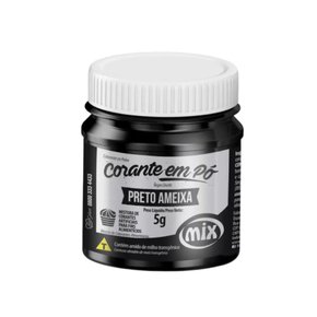 Corante em Pó Preto Ameixa 5g Mix