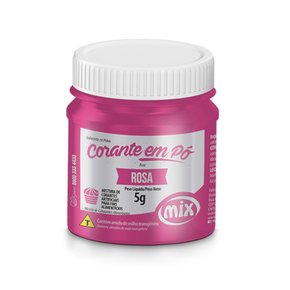 Corante em Pó Rosa Cereja 5g Mix