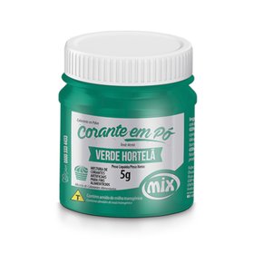 Corante em Pó Verde Hortelã 5g Mix