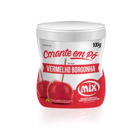 Corante em Pó Vermelho Borgonha 100g Mix