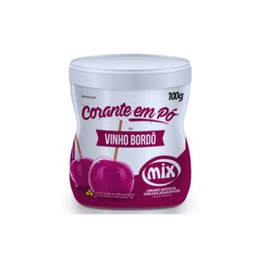 Corante em Pó Vinho Bordô 100g Mix