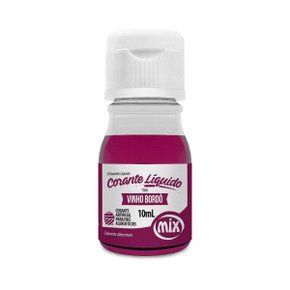 Corante Líquido Bordô 10ml Mix