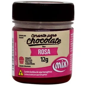 Corante Líquido para Chocolate Rosa 12g Mix
