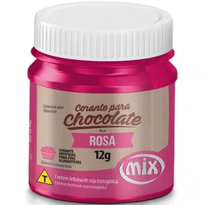 Corante Líquido para Chocolate Rosa 12g Mix