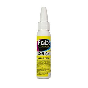 Corante Soft Gel Amarelo 25g Fab