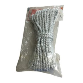 Cordão Trancado Prata Viscose Rolo com 10 Metros Elástico São José