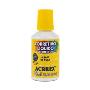 Corretivo Líquido Com Pincel 18 ml Acrilex