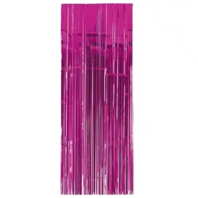 Cortina Metaloide Pink 1m x 2m | Partiu