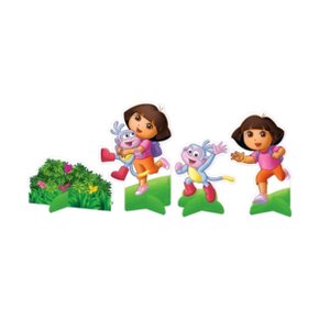 Decoração de Mesa Festcolor Dora Aventureira Pacote com 8 Unidades