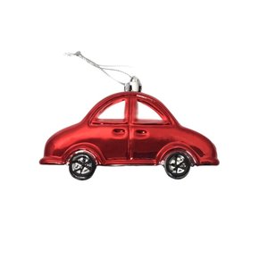 Enfeite Natalino Carro Vermelho 11cm Matsumoto