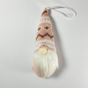 Enfeite Natalino Gnomo Rosa Detalhes 14cm Impulsetto