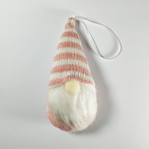 Enfeite Natalino Gnomo Rosa Listras 14cm Impulsetto