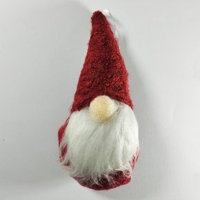 Enfeite Natalino Gnomo Vermelho Felpudo 14cm Impulsetto