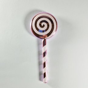 Enfeite Natalino Pirulito Rosa 13cm Matsumoto