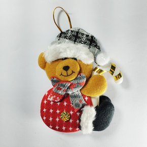 Enfeite Natalino Ursinho Bengala 14cm Impulsetto