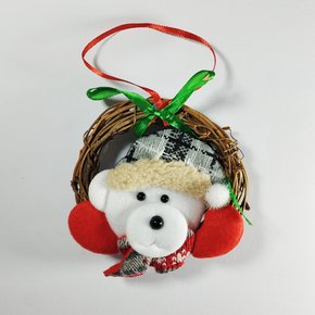 Enfeite Natalino Urso Polar Mini Guirlanda 10cm Impulsetto