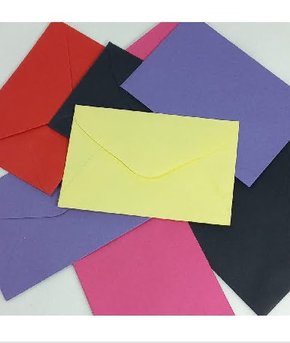 Envelope para Cartão de Visita Cores diversas 100 Unidades Scrity