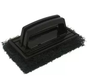 Escova Esponja Fibra Pesada Preta