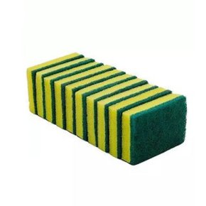 Esponja Multiuso Dupla Face Tinindo 3M 100mm x 71mm - Pacote com 10 Unidades