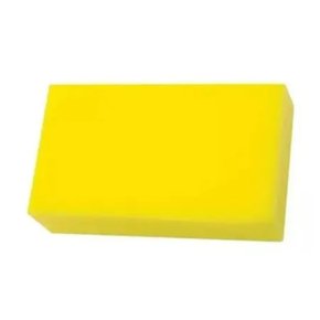 Espuma Amarela Bloco 22x12x6cm M&M Unidade