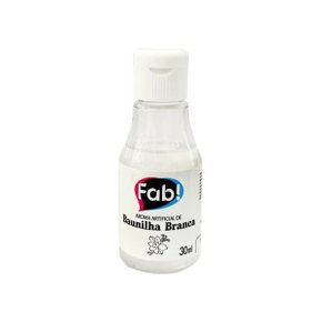 Essência Aroma Artificial Baunilha Branca 30ml Fab!