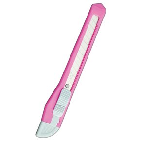 Estilete Estreito Plástico Rosa ES04 Tilibra