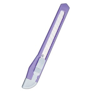 Estilete Estreito Plástico Roxo ES04 Tilibra