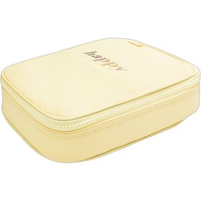 Estojo Box Amarelo Happy Tilibra