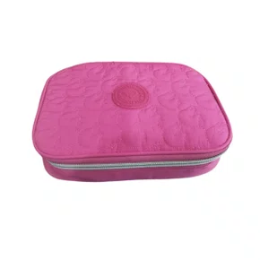 Estojo Box Escolar Uma Divisória Pink Importado