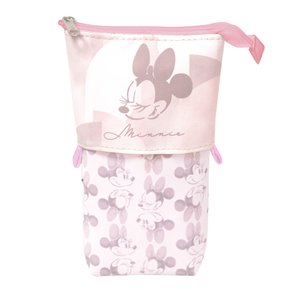 Estojo com Zíper Retrátil Porta Lápis Rosa Minnie DAC