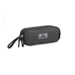 Estojo Duas Divisórias Médio Preto Sport Clio