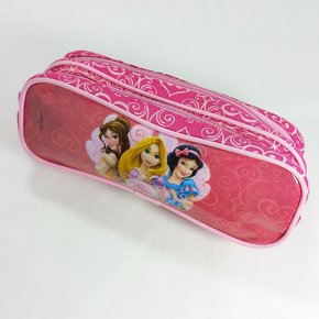 Estojo Duas Divisórias Rosa Princesas Dermiwil