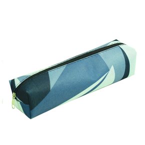 Estojo Escolar Uma Divisória Azul Abstrato DAC