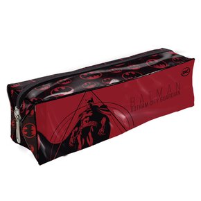 Estojo Escolar Uma Divisória Preto Batman DAC