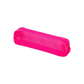 Estojo Escolar Uma Divisória Rosa Telado BRW