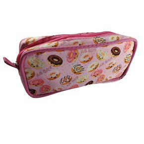 Estojo Uma Divisória Médio Pink Donuts Ac Bag
