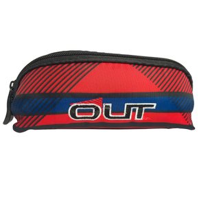 Estojo Uma Divisória Vermelho e Azul Out Dermiwil