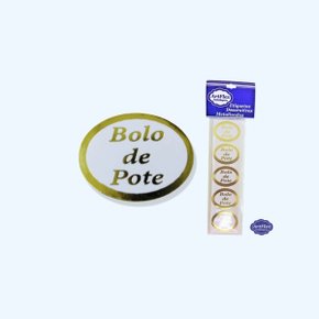 Etiqueta Bolo do Pote C/ 100 Unidades Artflex