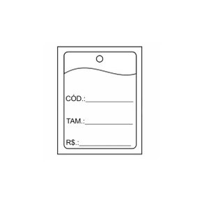 Etiqueta Confecção 30x38mm Branco C/ 1000 Unidades Etiqplast