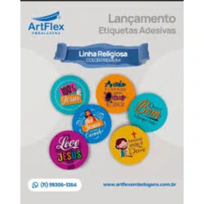 Etiqueta Jesus Ref. ECP 18 Artflex C/ 30 Unidades