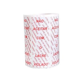 Etiqueta Lacre De Segurança 2,5 x 10cm com 1.000 Unidades Grespan