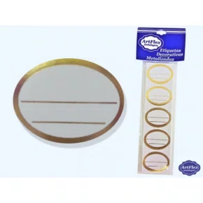 Etiqueta Metalizada Linhas Artflex C/ 100 Unidades Cód. 308