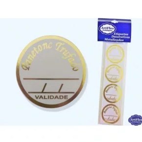 Etiqueta Panetone Trufado C/ 100un Artflex