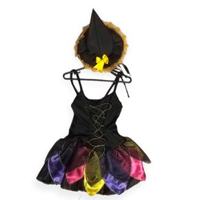 Fantasia Bruxa Tamanho P Ref 3001 Thais Confecções