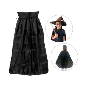 Fantasia Capa Preta Dracula C/ Gola Infantil Ref 196 Badulake