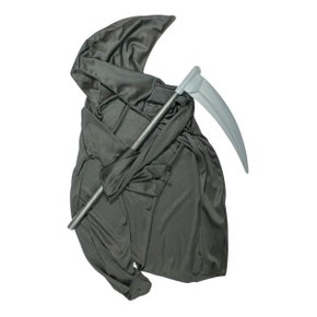 Fantasia Capa Preta Pânico Morte Tamanho Único Mastertoy