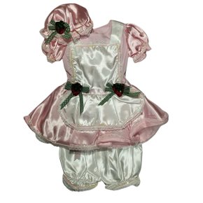 Fantasia Moranguinho Rosa Tamanho P Thais Confecções